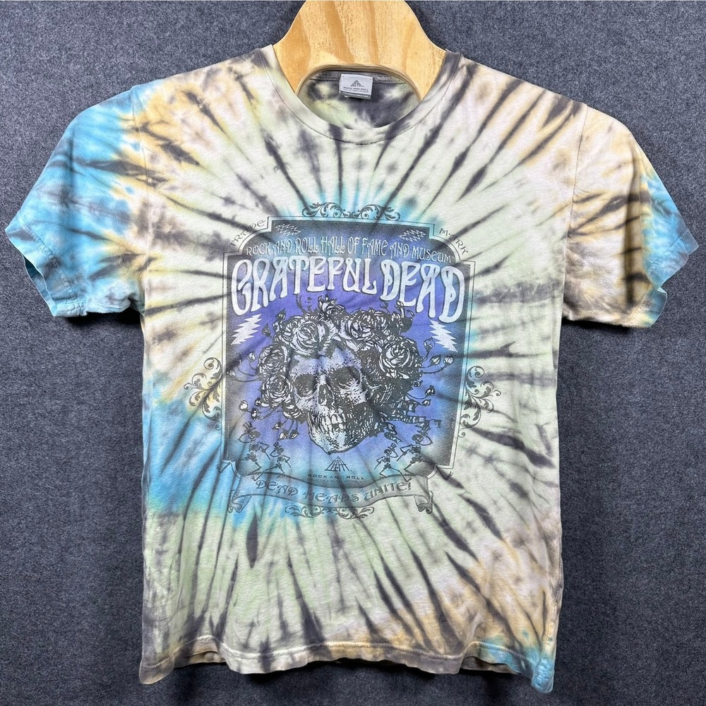 VTG Grateful Dead Bertha Tie Dye T Shirt Rock and Roll Hall of Fame Museum Large